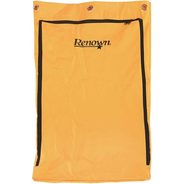 Tool Bag, VINYL REPLACEMENT BAG, WITH ZIPPER, YELLOW, Yellow